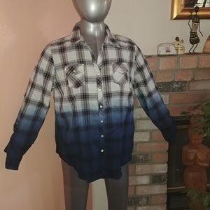 Pre-Owned Plus Size Longsleeves Blouse